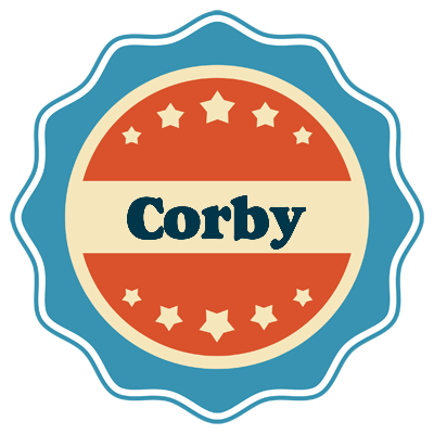 Corby labels logo