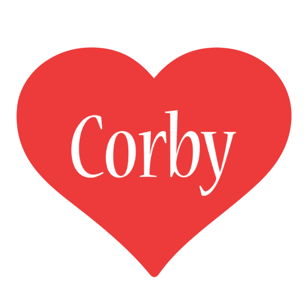 Corby love logo
