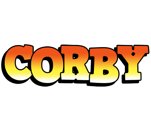 Corby sunset logo