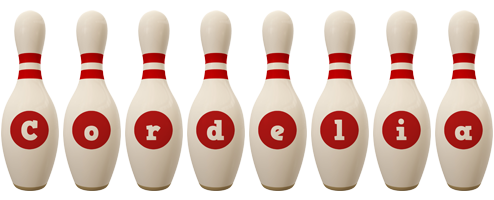 Cordelia bowling-pin logo