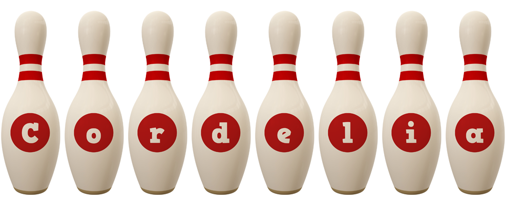 Cordelia bowling-pin logo