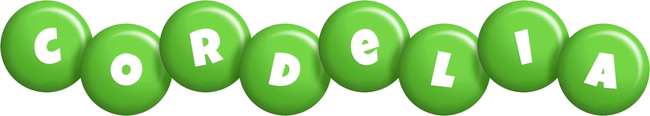 Cordelia candy-green logo