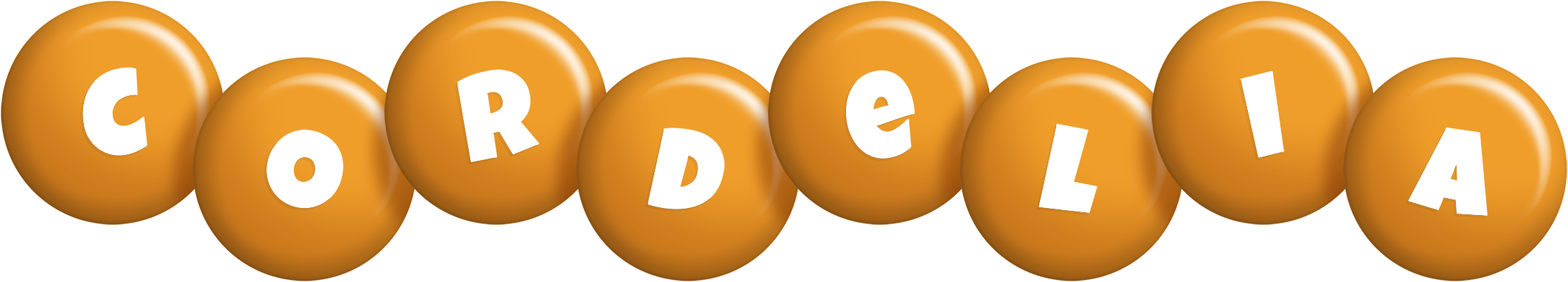 Cordelia candy-orange logo