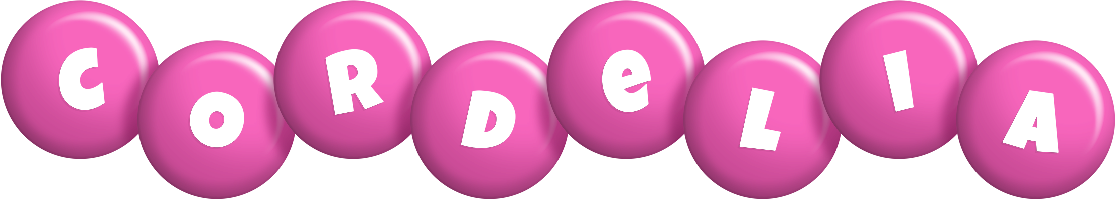 Cordelia candy-pink logo