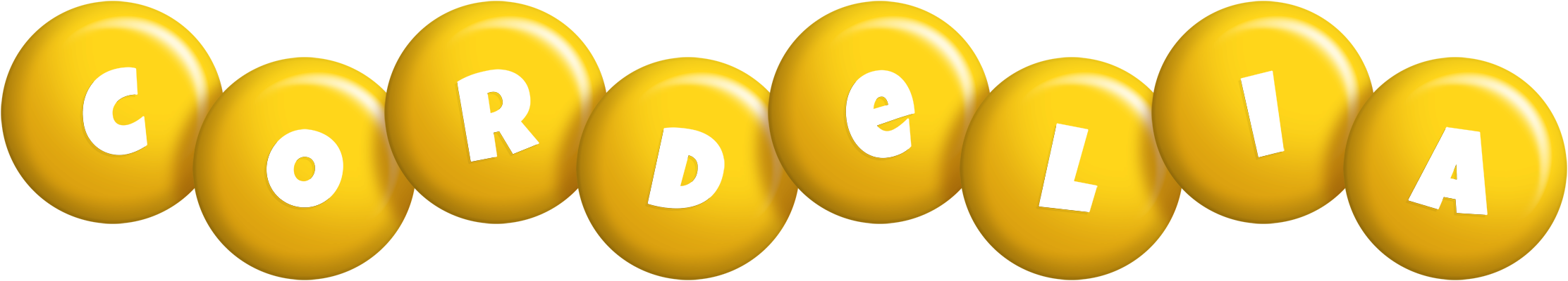 Cordelia candy-yellow logo