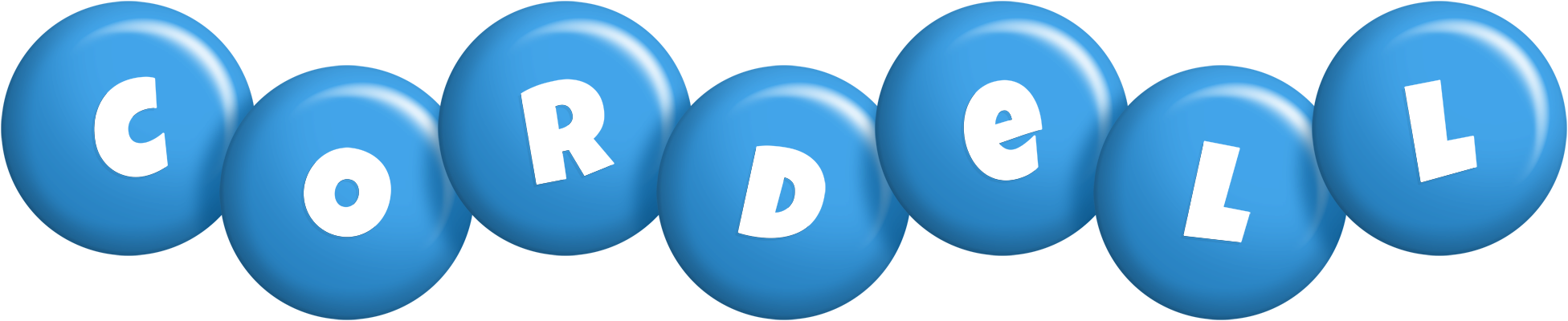 Cordell candy-blue logo
