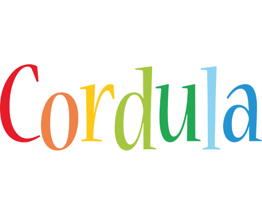 Cordula birthday logo