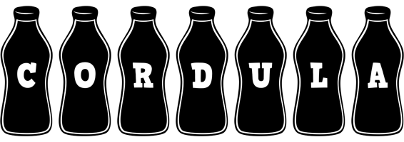 Cordula bottle logo