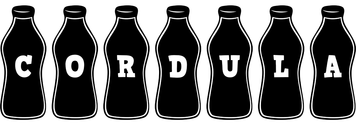 Cordula bottle logo