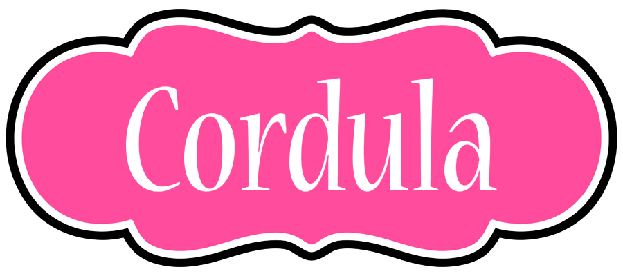 Cordula invitation logo