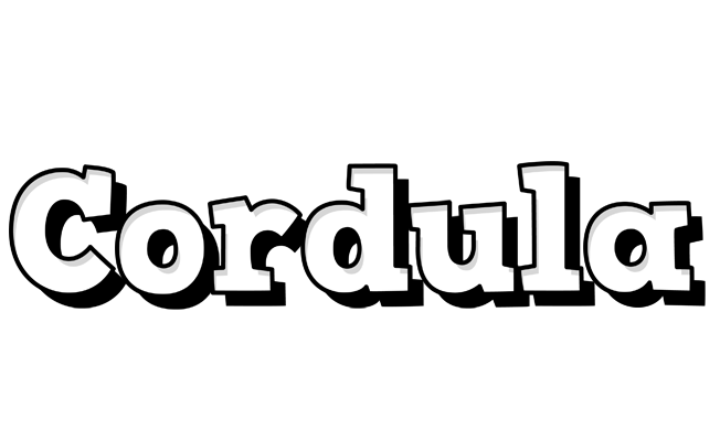 Cordula snowing logo