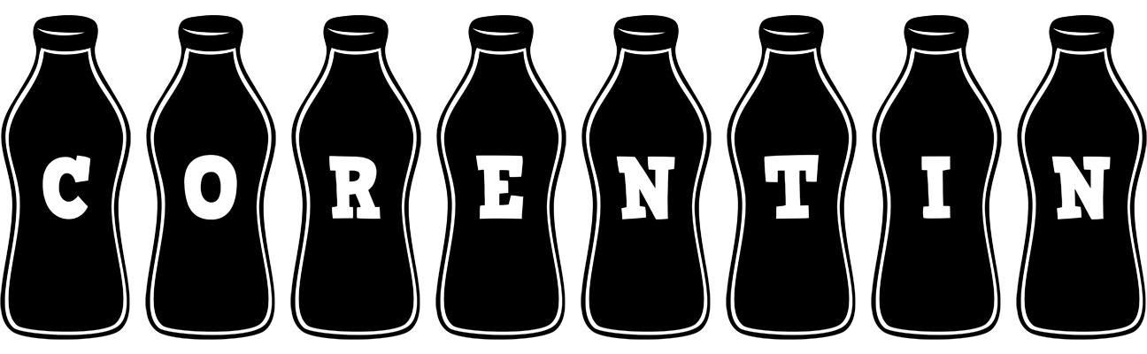 Corentin bottle logo