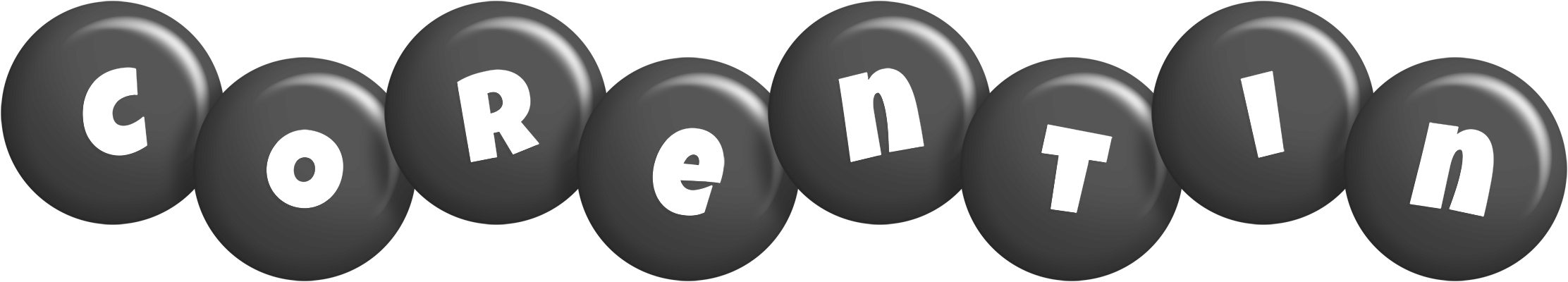Corentin candy-black logo