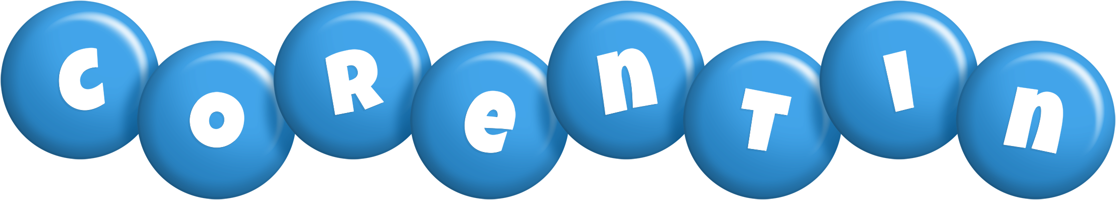 Corentin candy-blue logo