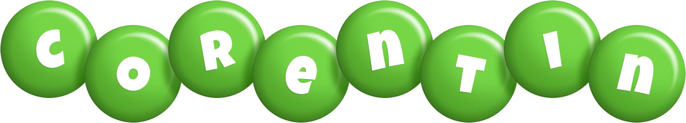 Corentin candy-green logo