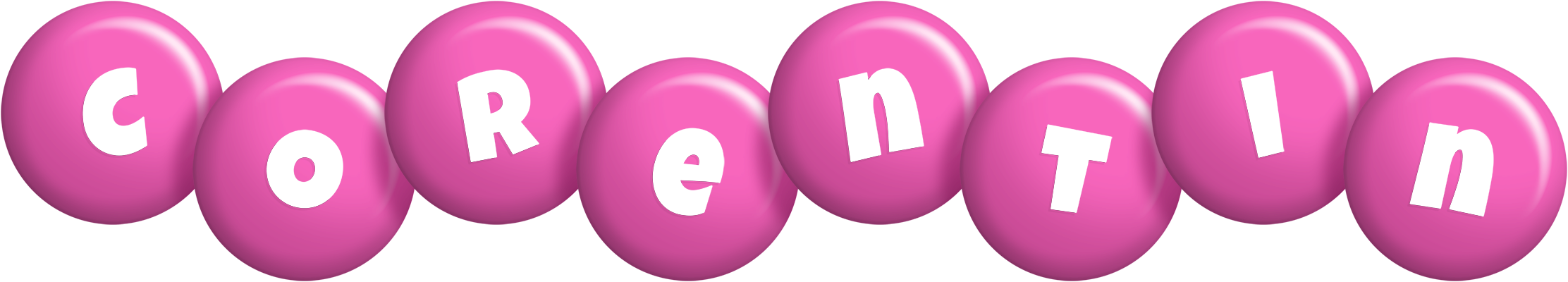 Corentin candy-pink logo