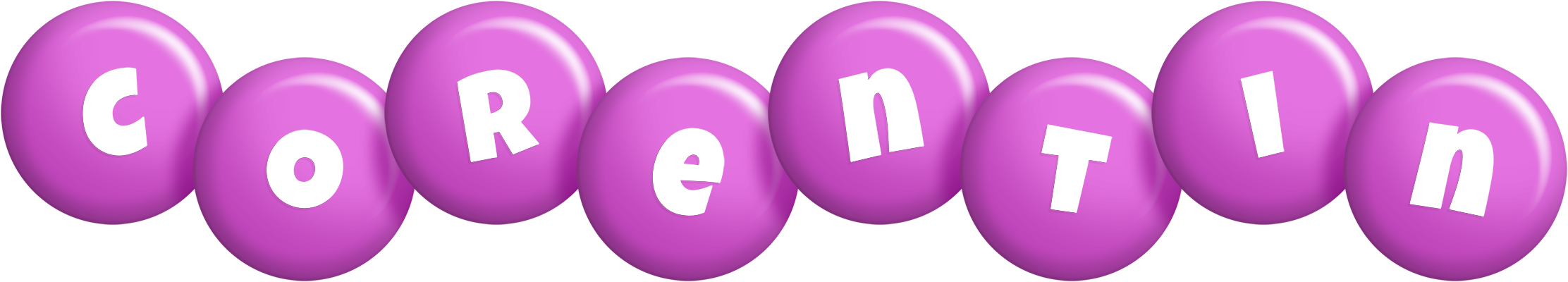 Corentin candy-purple logo