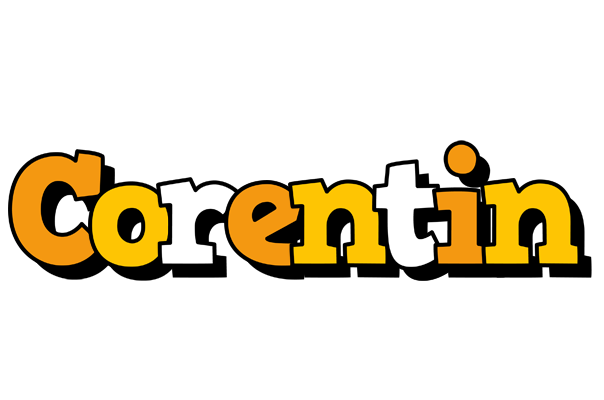 Corentin cartoon logo