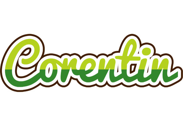 Corentin golfing logo
