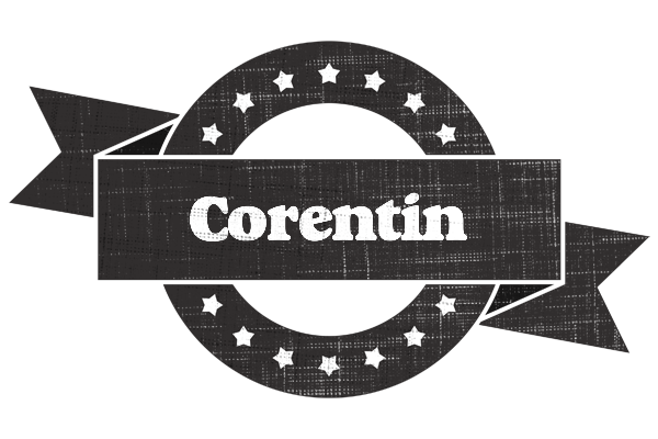 Corentin grunge logo
