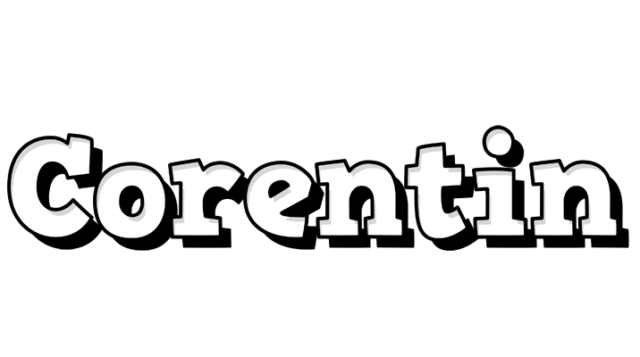 Corentin snowing logo