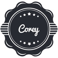 Corey badge logo