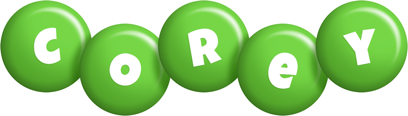 Corey candy-green logo