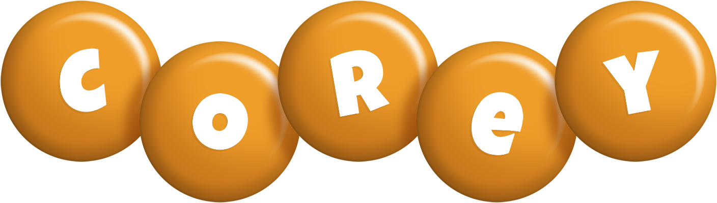 Corey candy-orange logo