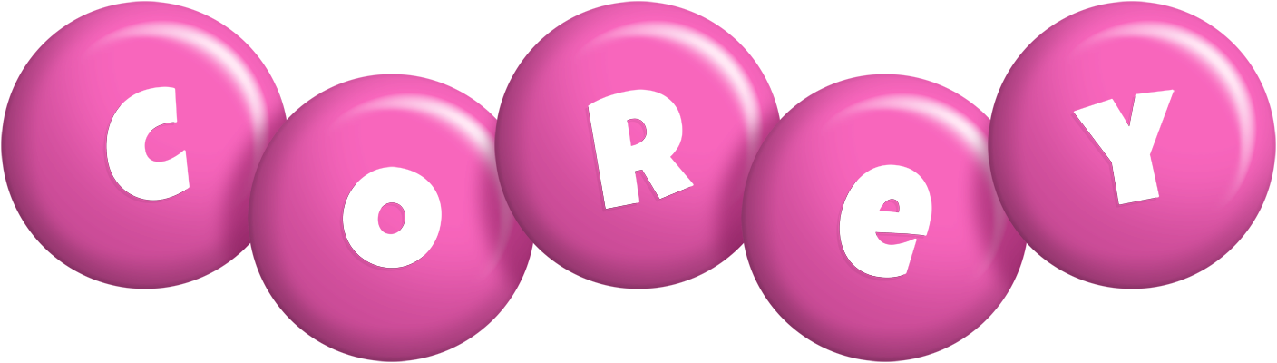 Corey candy-pink logo