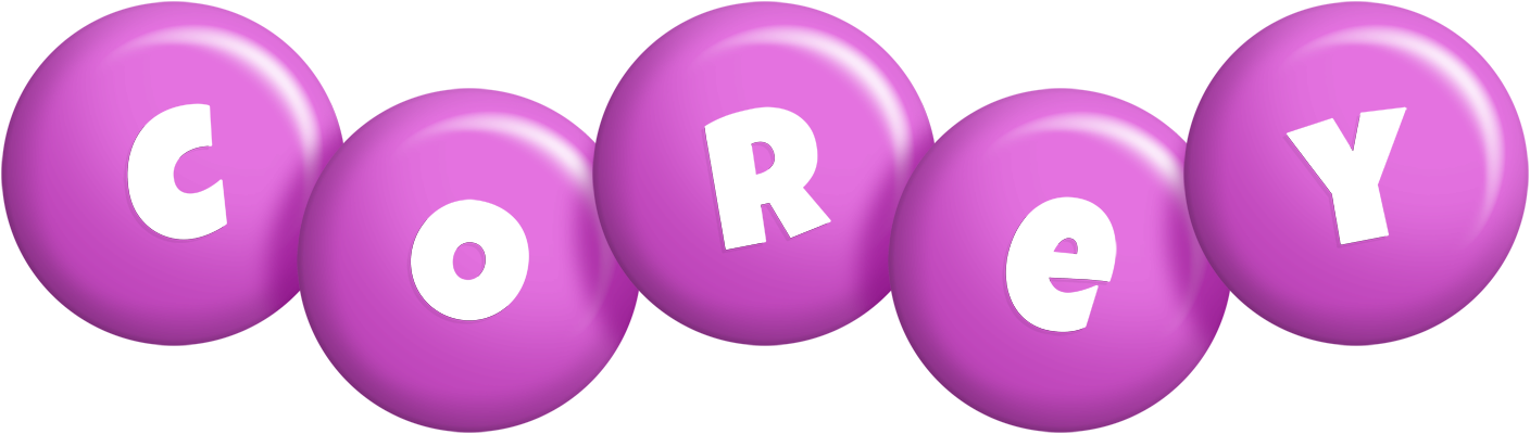 Corey candy-purple logo