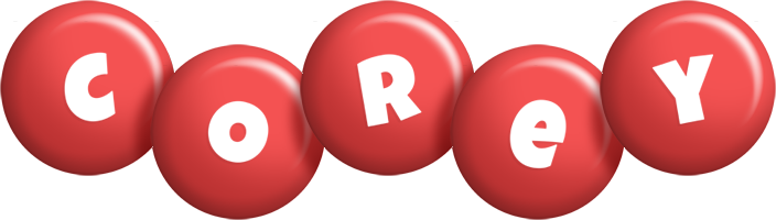 Corey candy-red logo