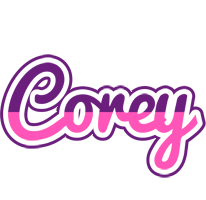 Corey cheerful logo