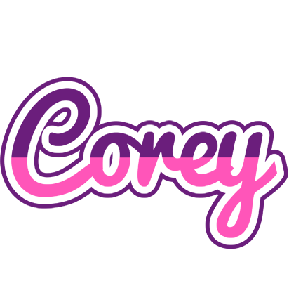 Corey cheerful logo