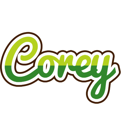 Corey golfing logo