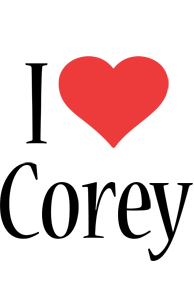 Corey i-love logo