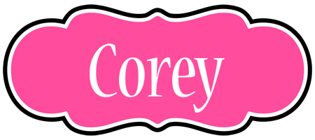 Corey invitation logo