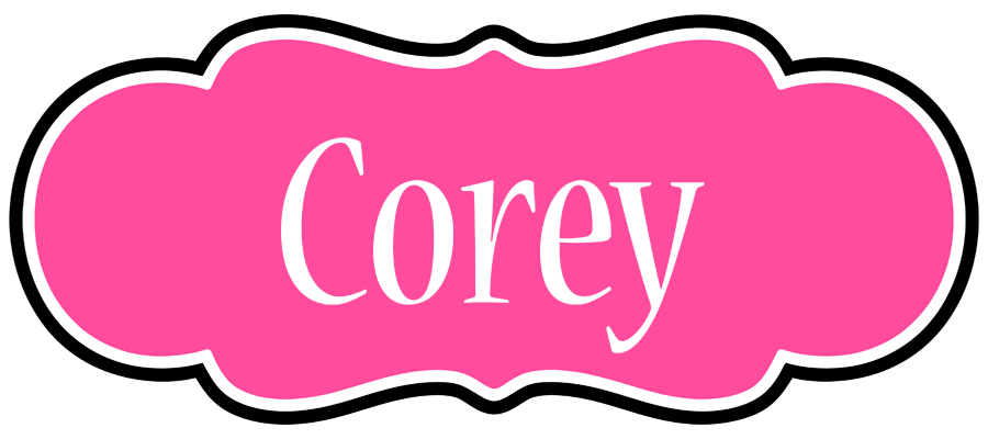 Corey invitation logo