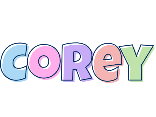 Corey pastel logo