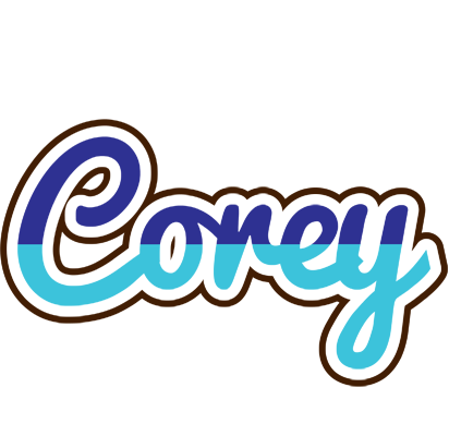 Corey raining logo
