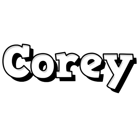 Corey snowing logo