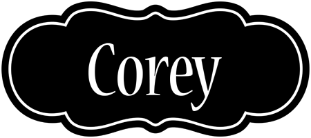 Corey welcome logo