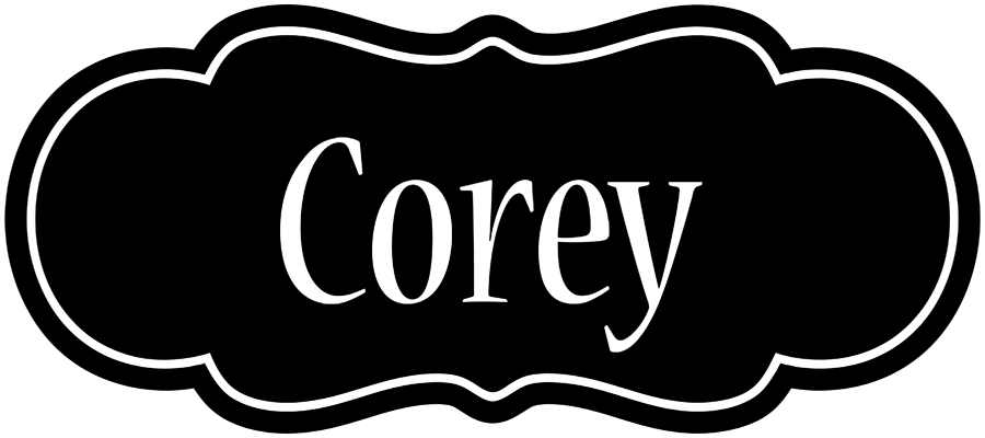 Corey welcome logo