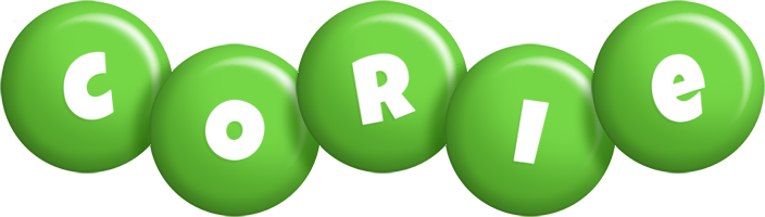 Corie candy-green logo