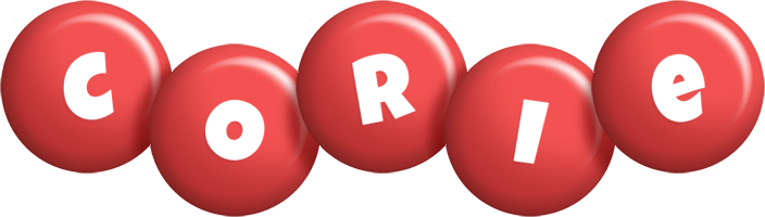 Corie candy-red logo