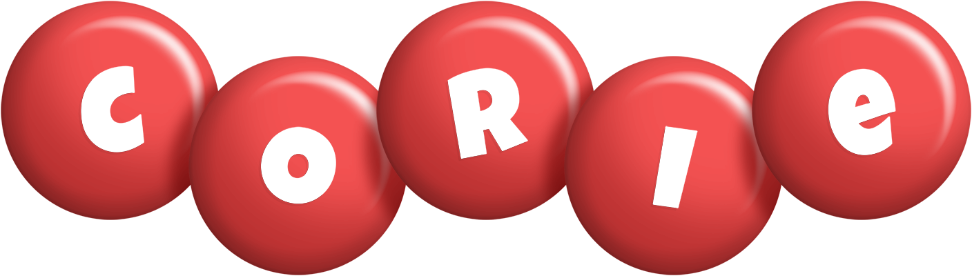Corie candy-red logo