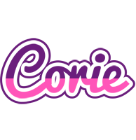Corie cheerful logo