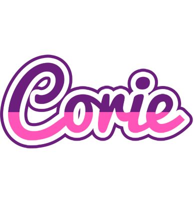 Corie cheerful logo