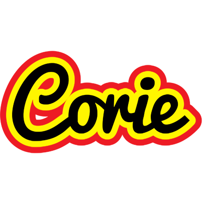 Corie flaming logo