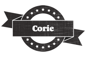 Corie grunge logo