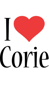 Corie i-love logo